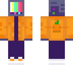 tv pumpkin (non white)