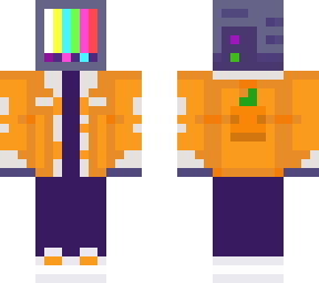 tv pumpkin