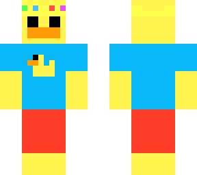 duck man with crown