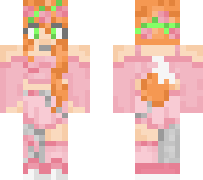 fox girl (pink and orange)