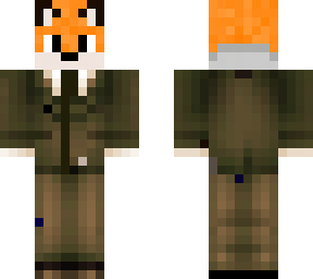 fox with suit