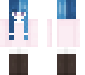 minita pelo azul