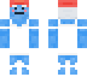 papa smurf in a white dress