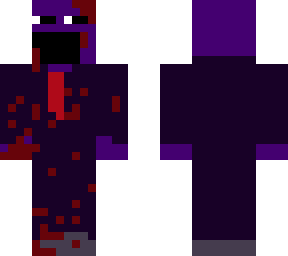 purple guy bloody