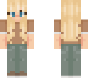 blond simple girl