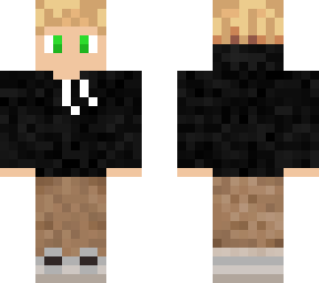 blonde boy w/ hoodie