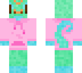 day gecko in pink hoodie