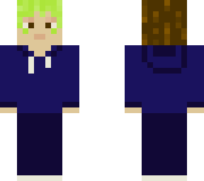 green hair