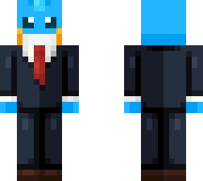 mudkip in a suit