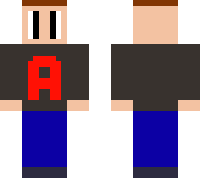 my minecraft skin: double a!