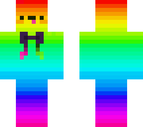 neon lil gradient bowtie