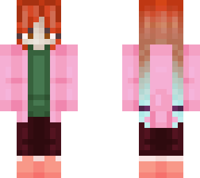red haired ombre