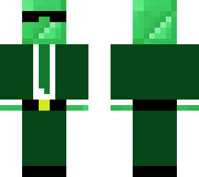 cool emerald guy in a suit
