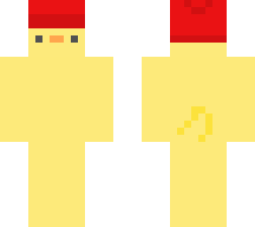 duck with a beanie