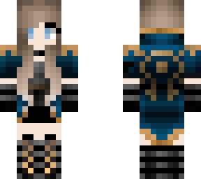 fantasy adventure girl blonde navy