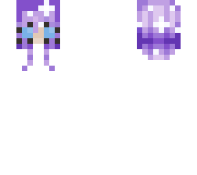 hair base for my skin - purple hair