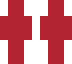 american flag red