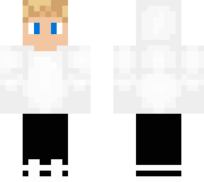 blonde boy white hoodie edition