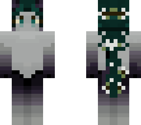 demon skin base with flower hair braid