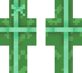 minty green present