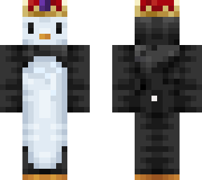 penguin with crown