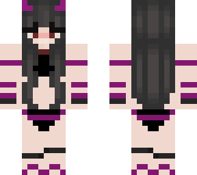 purple demon girl