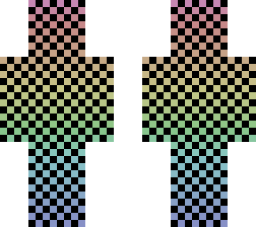rainbow checkered double