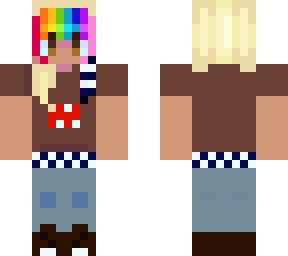 brown domo scene girl
