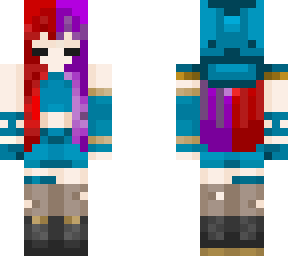 red and purple