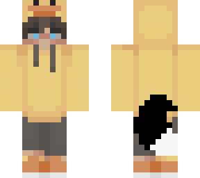 wolf boy in a duck onsie version 2