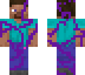 corrupted steve (make a skin in 15 seconds challenge)