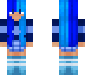 me but all blue ( not the skin)