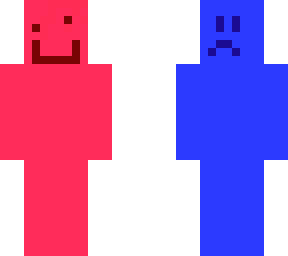 red n blue