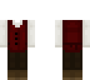red suit vest base