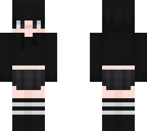 black haired femboy(no cat ears) crop top ver