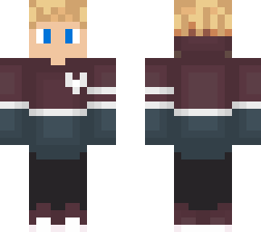 blonde boy maroon-gray edition