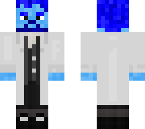 blue in white