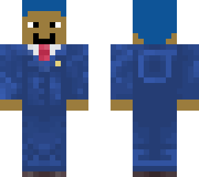 cj in a suit