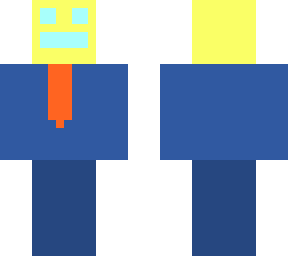 geometry dash cube in a suit