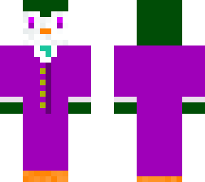 penguin with purple suit