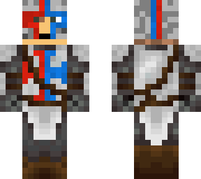 red and blue knight