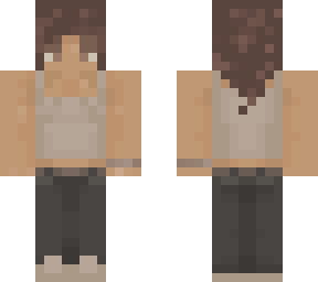 brown hair (unisex(
