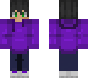 Hoodie Cool Minecraft Skin Bape Set Purple Minecraft Skin