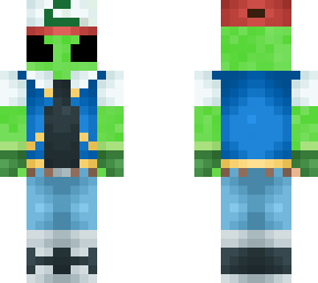 ash ketchum as an alien.
