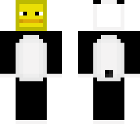 duck in a panda suit| minecraft skin