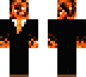 flamed suit