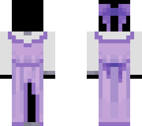 purple dress with bow