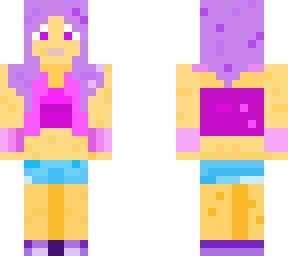purpul hair gal