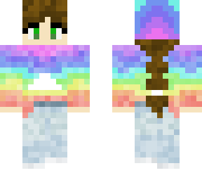 rainbow skin