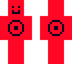 red with circle